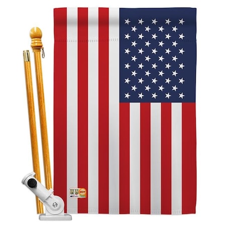 Americana Home & Garden AA-CY-HS-140246-IP-BO-D-US18-AG 28 X 40 In. United States Flags Of The World Nationality Impressions Decorative Vertical Doubl
